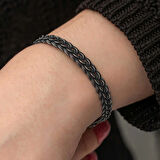 Supertrend Gümüş Kazaziye Örgü Bileklik