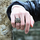 Supertrend Gümüş Süleyman Peygamber Mührü Erkek Yüzük