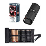 Supertrend Rembrandt Sketching Set Karakalem Eskiz Seti 24'lü Rulo