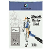 Supertrend Spiralli Sketch Marker Defteri Pad 200 gr. A4 40 yp.