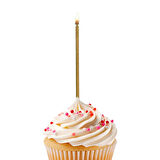 Simli Altın Doğum Günü Mumu