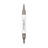 Supertrend Supertrend Acrylic Duo Marker Çift Uçlu Su Bazlı Boyama Markörü No:130 Taş Gri