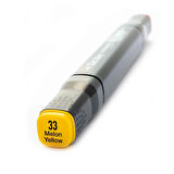 Supertrend Çift Uçlu Çizim Marker Kalemi 33 Melon Yellow