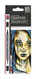 Supertrend Graphix Aqua Pen Çift Uçlu Grafik Çizim Manga Marker Kalemi Seti 6 Renk Metropolitan