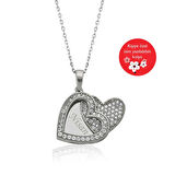 Supertrend Gümüş İsimli Kalp Kadın Kolye