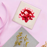 No:2 Kırmızı Hediye Paketi Süsü