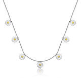 Supertrend Gümüş Papatya Şans Kadın Kolye