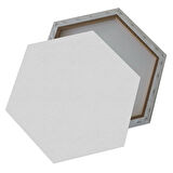 Supertrend Shapedition Altıgen Tuval 20x20 cm.