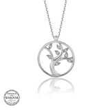 Supertrend ' Taşlı Gümüş Hayat Ağacı Kadın Kolye