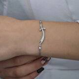 Supertrend Gümüş Zülfikar Kılıcı Kadın Bileklik