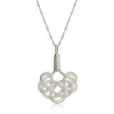 Supertrend Gümüş Kazaziye Örgü Kadın Kolye