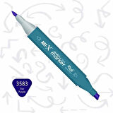 Supertrend Supertrend Sketch Marker Duo Çift Uçlu Marker Kalem 3583 Star Purple