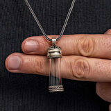 Supertrend Gümüş İçi Açılabilen Muska Kabı Cevşen Erkek Kolye