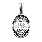 Supertrend Gümüş Kişiye Özel Erkek Kolye Ucu