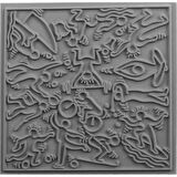 Supertrend Texture Plate Silikon Polimer Kil Desen ve Doku Kalıbı 9x9 cm. SPORTS