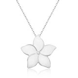 Supertrend Gümüş Yasemin Çiçeği Kadın Kolye