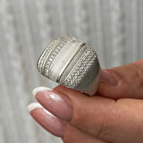 Supertrend Gümüş Zirkon Taşlı Kadın Yüzük