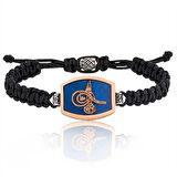 Supertrend Gümüş Tuğralı Makrome Erkek Bileklik