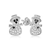 Supertrend Gümüş Kardan Adam Kadın Küpe