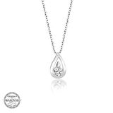 Supertrend ' Taşlı Gümüş Damla Kadın Kolye