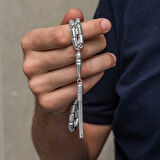 Supertrend Gümüş Kapsül Kesim Erkek Tesbih