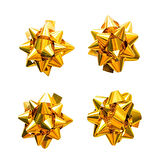 No:5 Altın Metalik Hediye Paketi Süsü