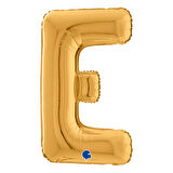 E Harf Supertrend Altın Folyo Balon 26"