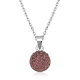 Supertrend Gümüş Kristal Taşlı Kadın Kolye