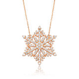 Supertrend Gümüş Kar Tanesi Kadın Kolye