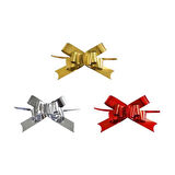 Metalik Renkli Çekmeli Hediye Paketi Süsü 20mm