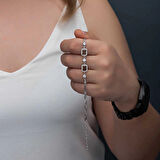 Supertrend ​gümüş Kare Zultanit Taşlı Kadın Bileklik