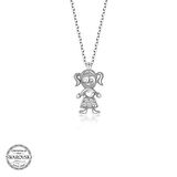 Supertrend ' Taşlı Gümüş Kız Çocuk Kadın Kolye