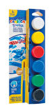 Supertrend Tempera Yıkanabilir Poster Boya 25 ml. x 6 Renk Fırçalı Set