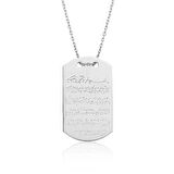 Supertrend Gümüş Ayetel Kürsi Kadın Kolye