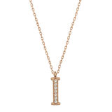 Supertrend Gümüş Rose I Harfi Kadın Kolye