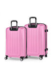 Spring Model Pembe Renk 2'li Valiz Seti Kabin + Orta
