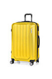 Polo&Sky Spring Model Sarı Renk Orta Boy Valiz Bavul