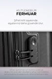 Polo&Sky Spring Model Siyah Renk Orta Boy Valiz Bavul