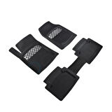 Renault R9 Spring Uyumlu 3D Havuzlu Oto Paspas Sporty Serisi Kesilebilir Model Carbon