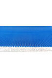 PVC PASPAS 90 X 50 CM MAVİ BANYO KAYMAZ YER ZEMİN MATI S-MAT ZİNCİR DESEN