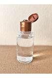 25 Adet 50 Ml Bronz Fliptop Kapak Om62 Dezenfektan - Kolonya - Parfüm Boş Şişesi - 50 ml