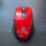 Kırmızı Renkli Baş Parmak Destekli Ergonomik Sessiz Kablosuz Mouse – USB Alıcılı, Ofis ve Oyun İçin Konforlu Bilgisayar Faresi MS ()