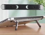 Kademeli Katlanabilir ve Yapışkanlı Laptop Standı Siyah ()