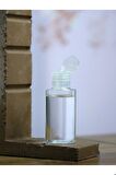 52 Adet 30 Ml Boş Flip Top Kapaklı Kolonya - Dezenfektan Şişesi - 30 ml