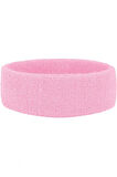 Sports Headband Sweatband - Sporcu Saç Bandı Havlu Kafabandı Pamuklu İplik Bandana Fuşya