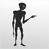 Folyo Sticker Uzaylı