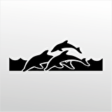 Folyo Sticker Yunus Balıkları
