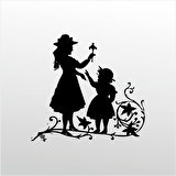 Folyo Sticker Anne Ve Kızı