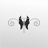 Folyo Sticker Arı Kelebek