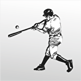 Folyo Sticker Beyzbol